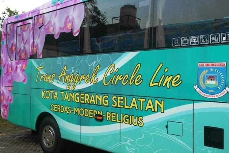 Trans Anggrek di Gratiskan, Cara Pemkot Tangsel Tekan Polusi Udara