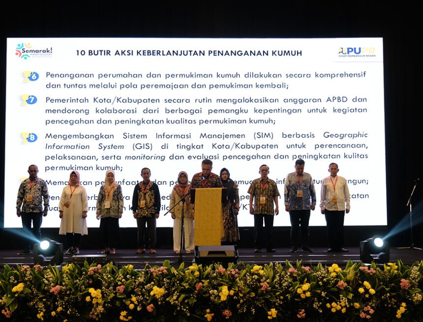 Sepuluh Perwakilan Pemda Serukan  “Deklarasi Keberlanjutan Penanganan Kumuh”  