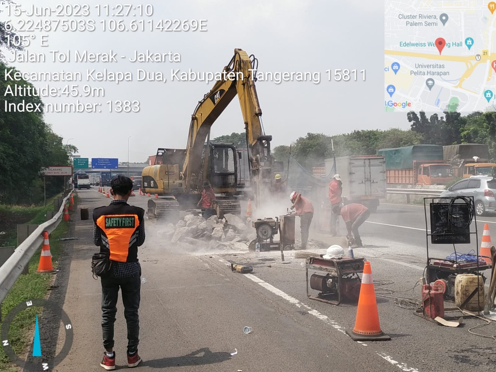 Ruas Tol Jakarta-Tangerang Kembali Lakukan Pekerjaan Pemeliharaan SFO dan Rekonstruksi Perkerasan pada Juni 2023. Ruas Tol Jakarta-Tangerang Kembali Lakukan Pekerjaan Pemeliharaan SFO dan Rekonstruksi Perkerasan pada Juni 2023.