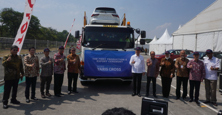 Lepas Perdana Ekspor Toyota All New Yaris Cross ke 25 Negara, Menperin: Semoga Sukses