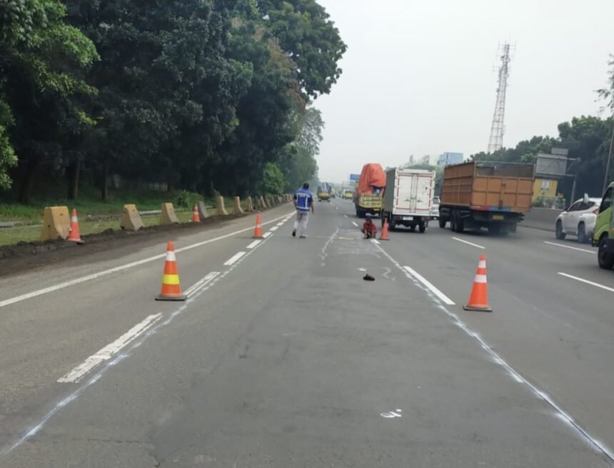 Hati-hati, Jasa Marga Kembali Lakukan Pemeliharaan Perkerasan Pada Ruas Tol Jakarta-Tangerang