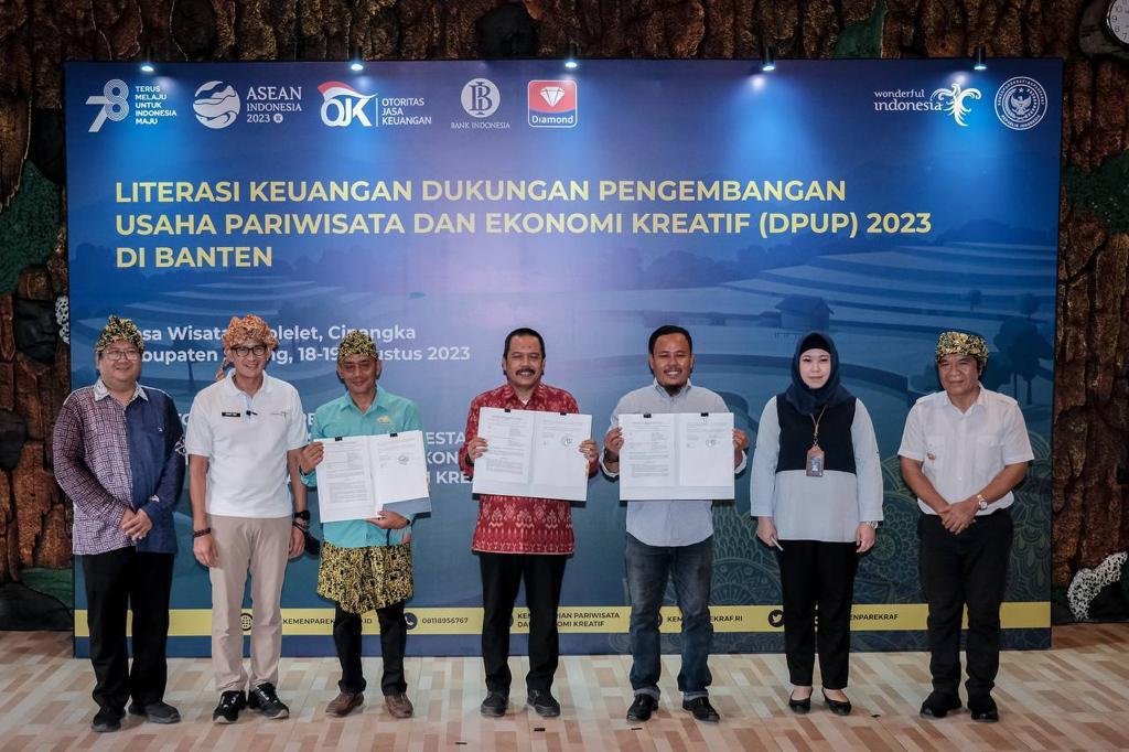 Dua Desa Wisata di Banten Ini Terima Dana Bantuan DPUP dari Kemenparekraf