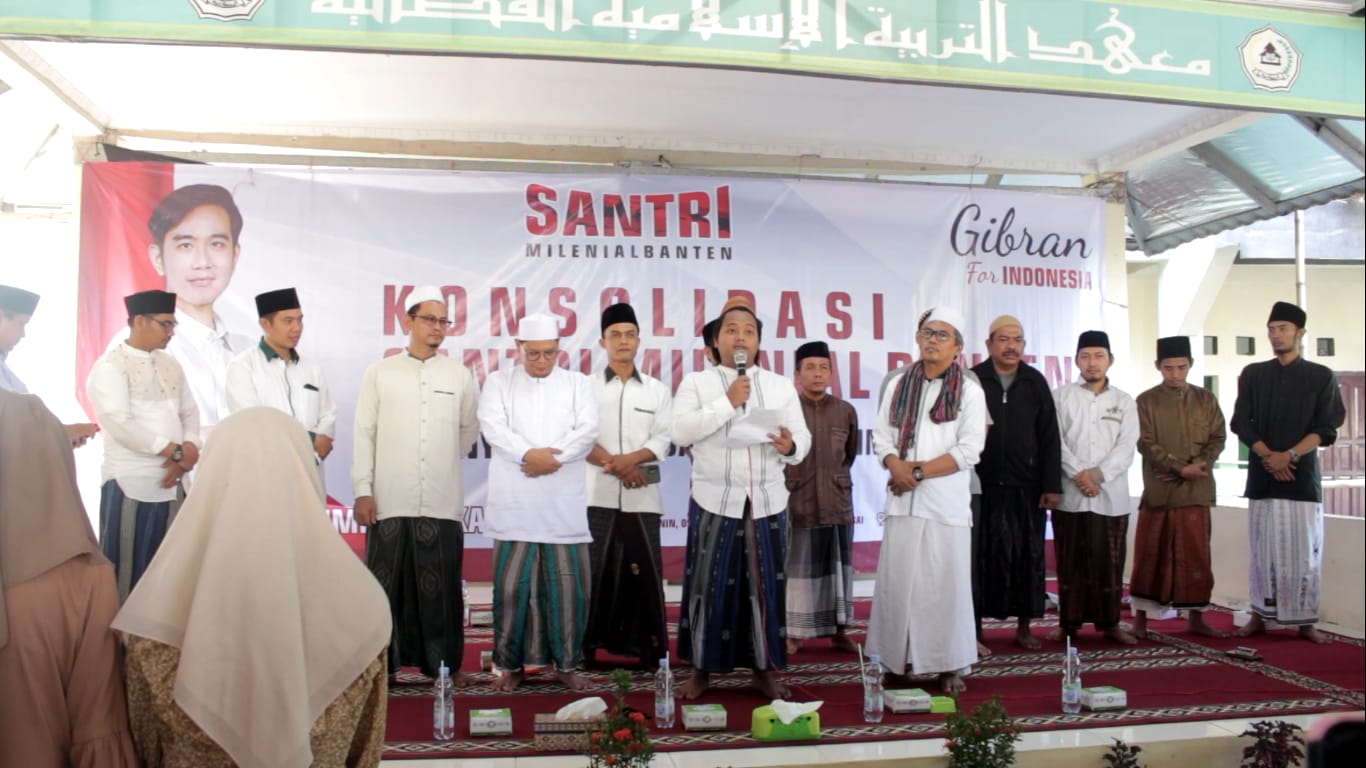 Santri Milenial Banten : Mau Jadi Cawapres atau Capres Kami Dukung Gibran di Pemilu 2024