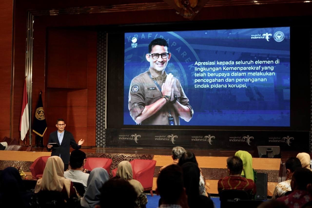 Sandiaga Uno : Ciptakan Budaya Anti Korupsi dengan Gunakan Aplikasi WBS