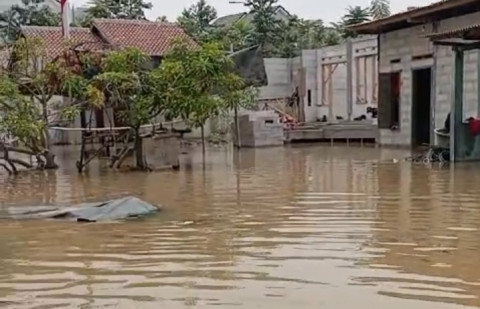 BPBD Kabupaten Tangerang: 2.502 Jiwa di Teluk Naga Terendam Banjir Luapan Sungai Cisadane