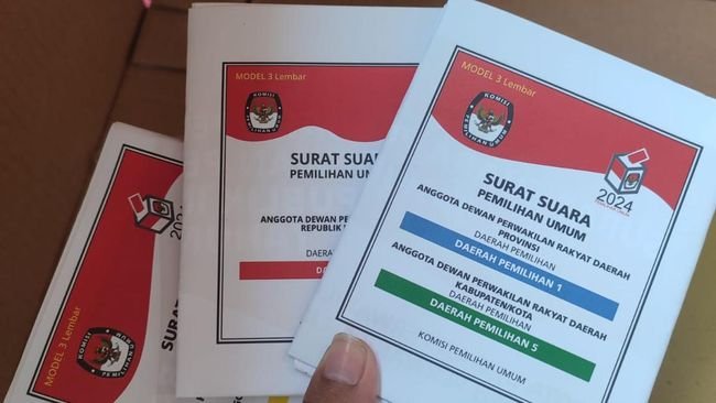 Surat Suara Rusak, KPU Lebak Minta Pergantian ke KPU Pusat