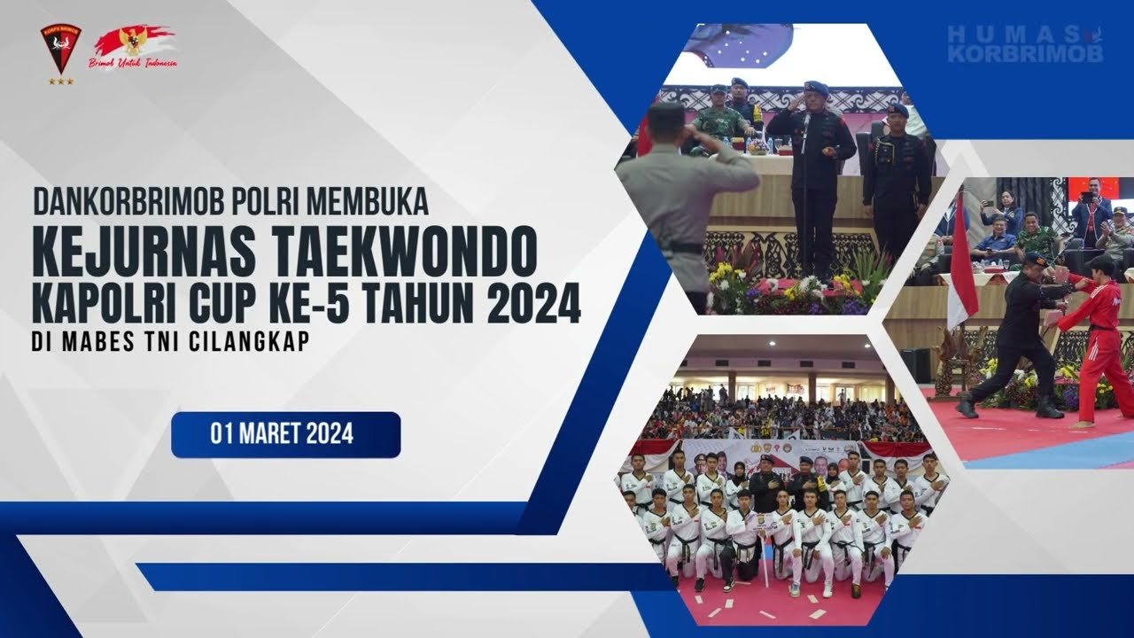 Kejurnas Taekwondo Kapolri Cup: Kontingen Taekwondo Polda Banten Sabet 2 Medali Emas