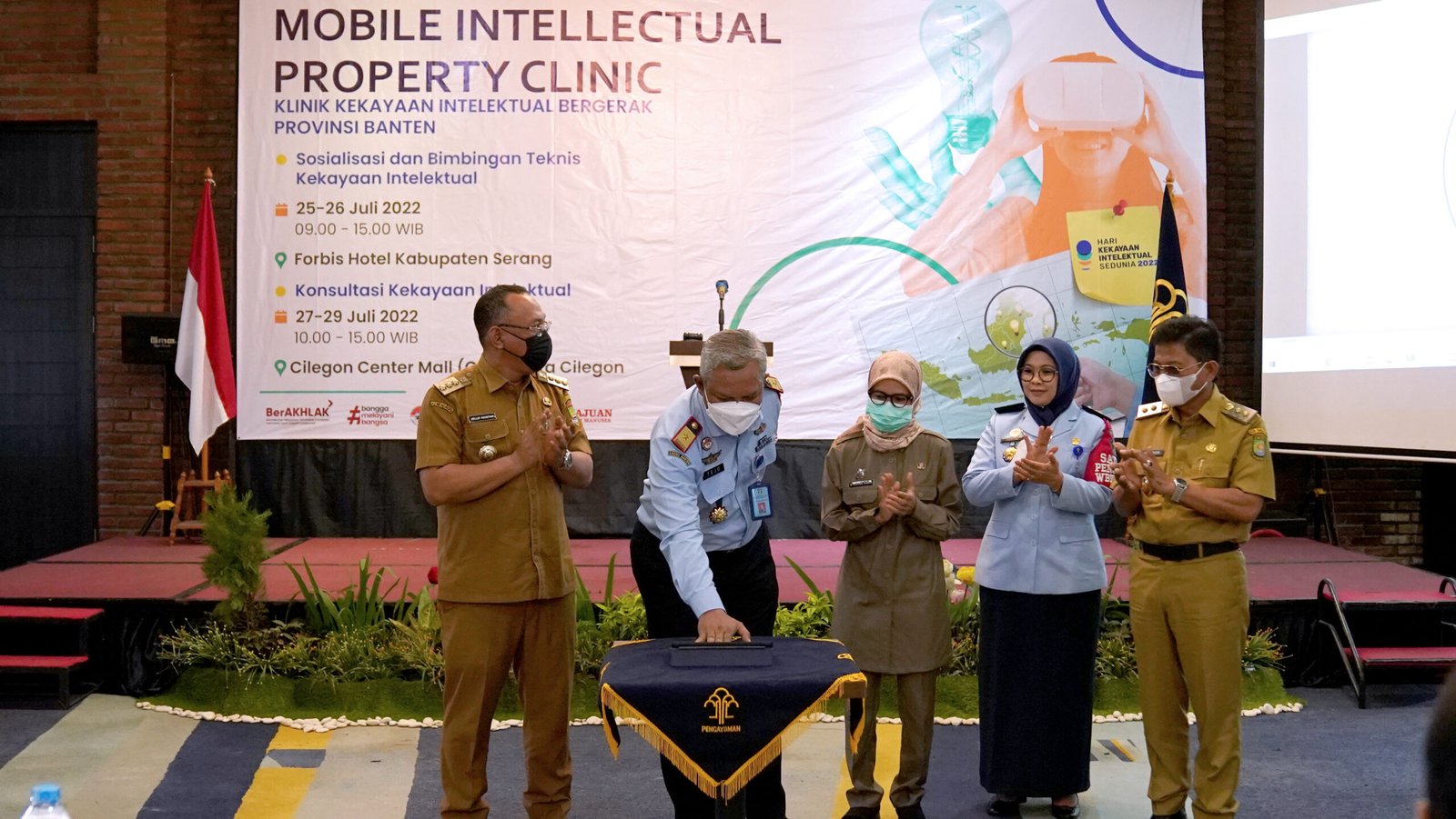 Kementerian Hukum dan HAM Banten gelar Mobile Intellectual Property Clinic