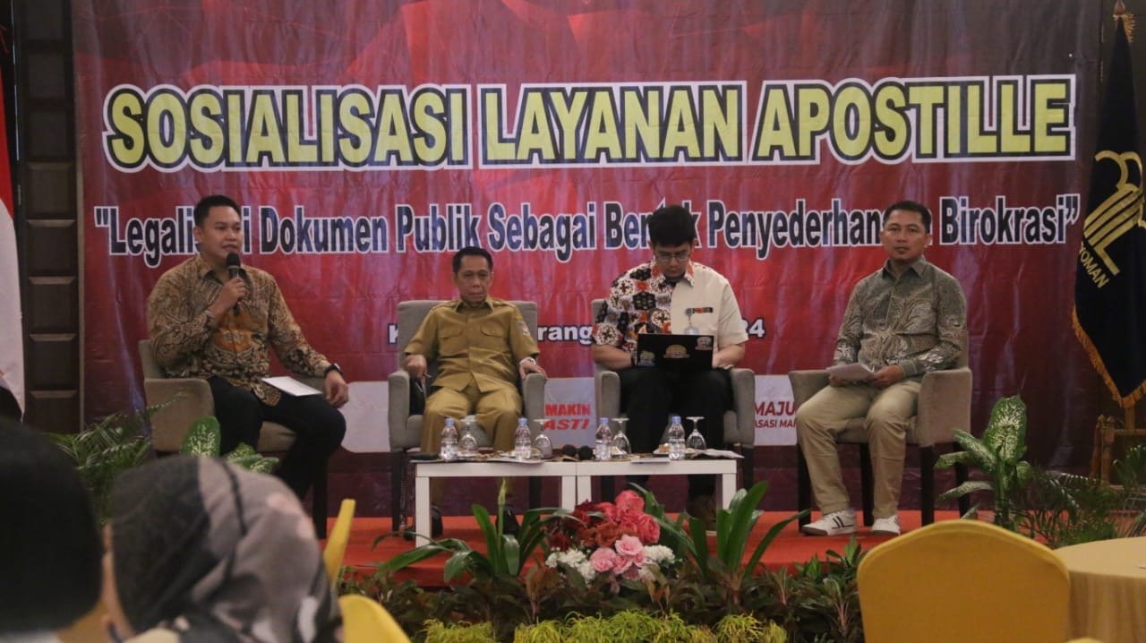 Penyederhanaan proses legalisasi dokumen publik, Kemenkumham Banten sosialisasi layanan Apostille