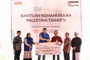 BSI Maslahat salurkan bantuan kemanusiaan untuk Palestina tahap V dalam bentuk daging potong qurban