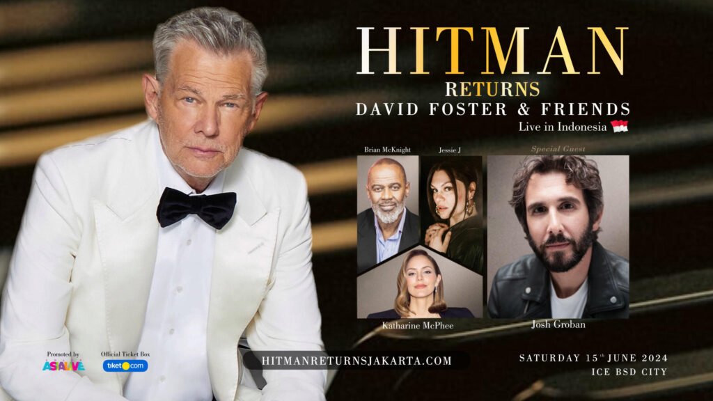 Bakal tampil di ICE BSD, Pemerintah dukung konser ‘Hitman Returns: David Foster & Friends 2024’