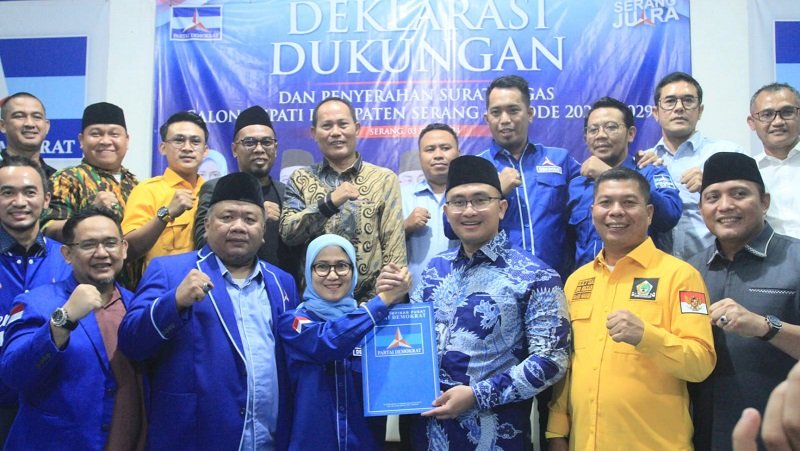 Andika Hazrumy didukung Partai Demokrat maju di Pilkada Kabupaten Serang 2024