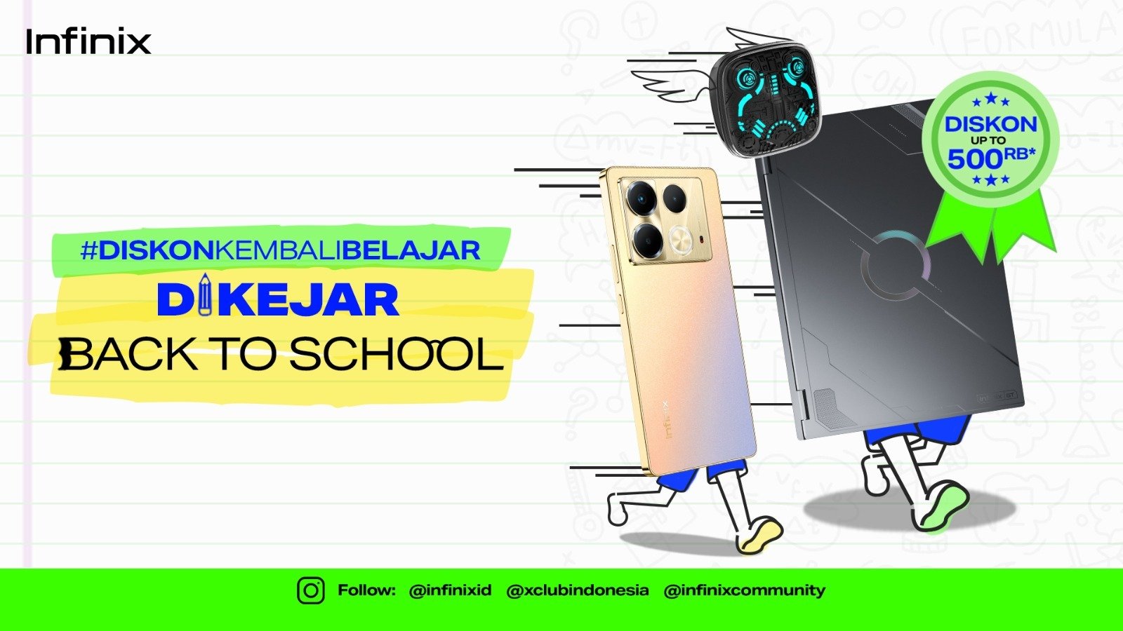 Empat rekomendasi hape Infinix buat pelajar dan mahasiswa