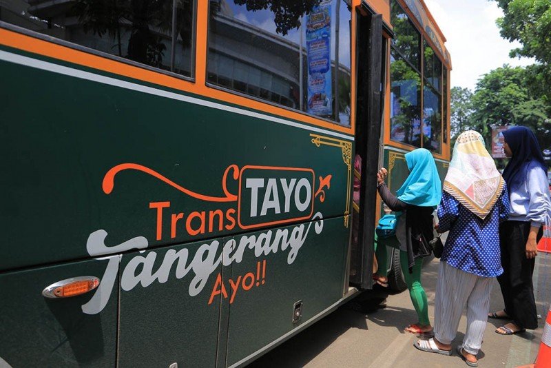 Mulai September dan seterusnya, Bus Tayo Tangerang hanya layani pembayaran non-tunai