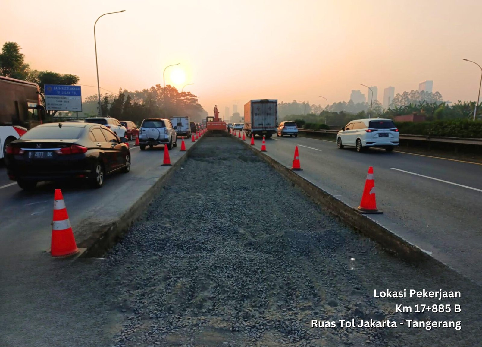 Jasa Marga lanjutkan pemeliharaan perkerasan jalan tol ruas Jakarta-Tangerang