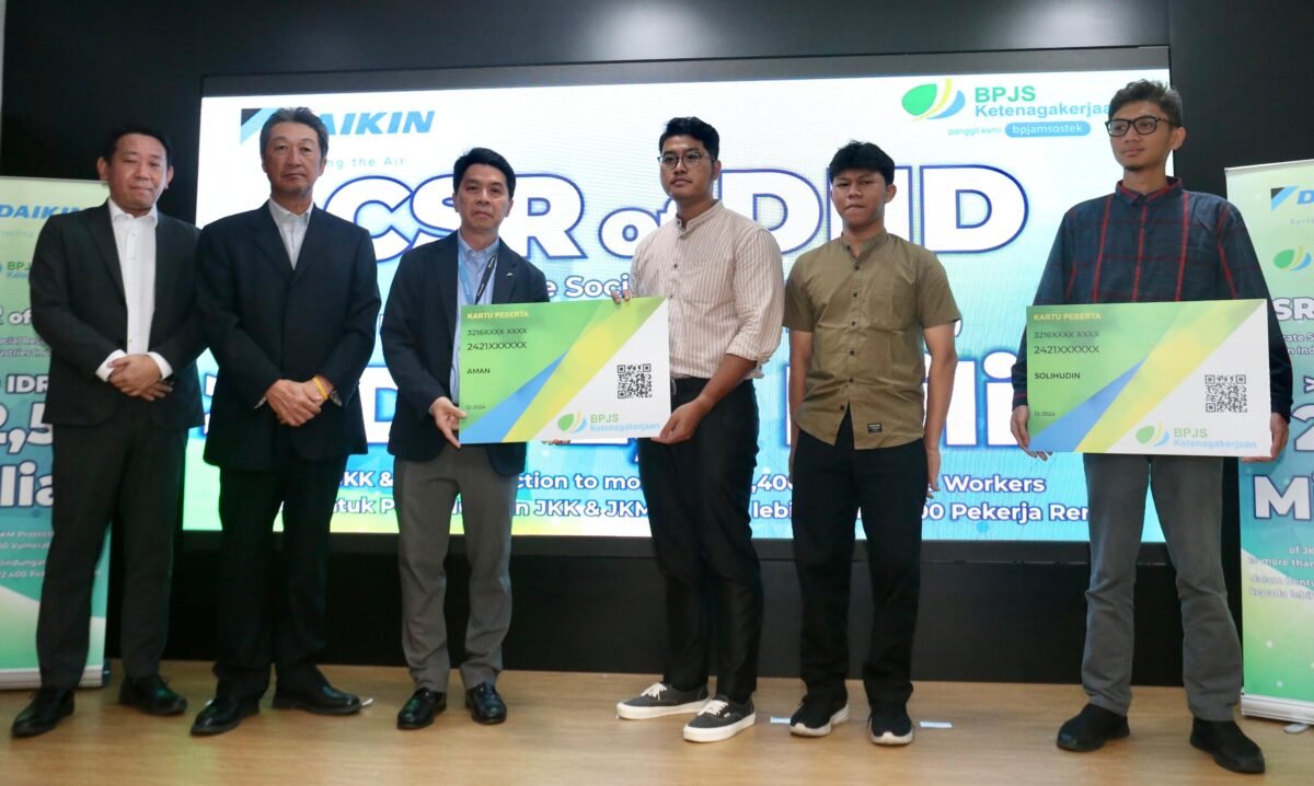Anak usaha Daikin salurkan lebih dari 2,5 miliar untuk belasan ribu pekerja rentan di sekitar pabrik