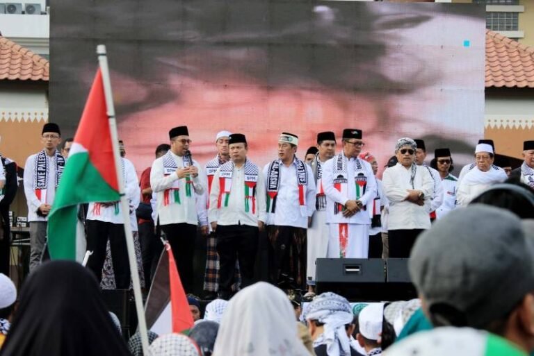Ribuan Solidaritas di Taman Elektrik, Warga Tangerang Suarakan Dukungan ke Palestina