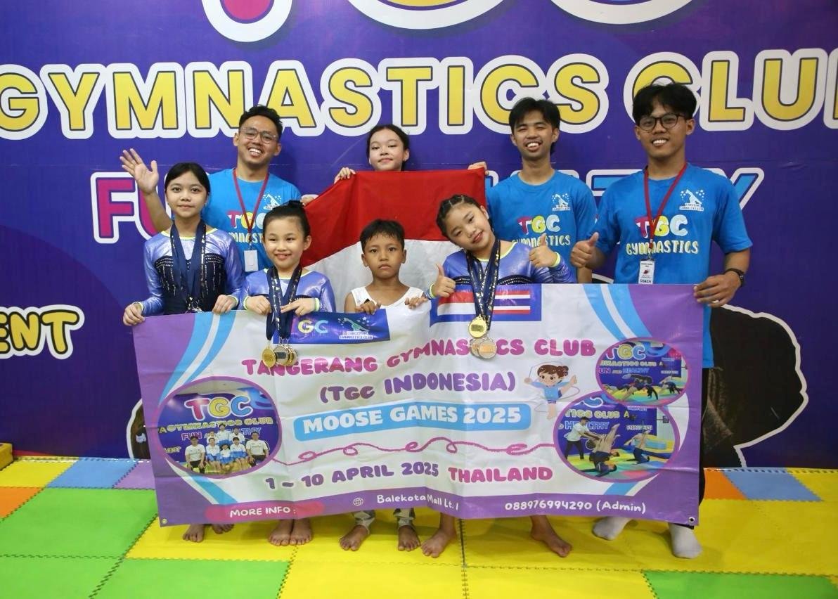 Tangerang Gymnastics Club Kota Tangerang yang Sukses Raih Juara di Moose Games Thailand Tangerang Gymnastics Club Kota Tangerang yang Sukses Raih Juara di Moose Games Thailand