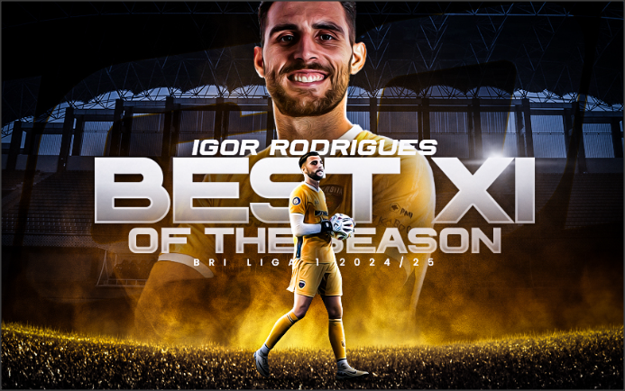 Gemilang di Bawah Mistar, Igor Rodrigues Masuk Best XI BRI Liga 1 2024/25