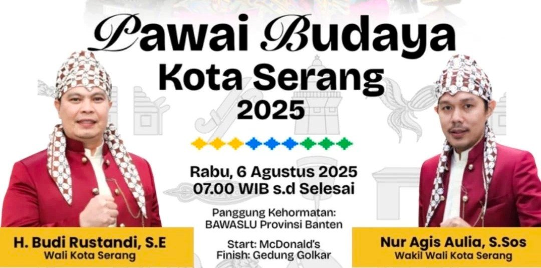 Ada Pawai Budaya HUT ke-18 Kota Serang yang Digelar 6 Agustus 2025 Ada Pawai Budaya HUT ke-18 Kota Serang yang Digelar 6 Agustus 2025