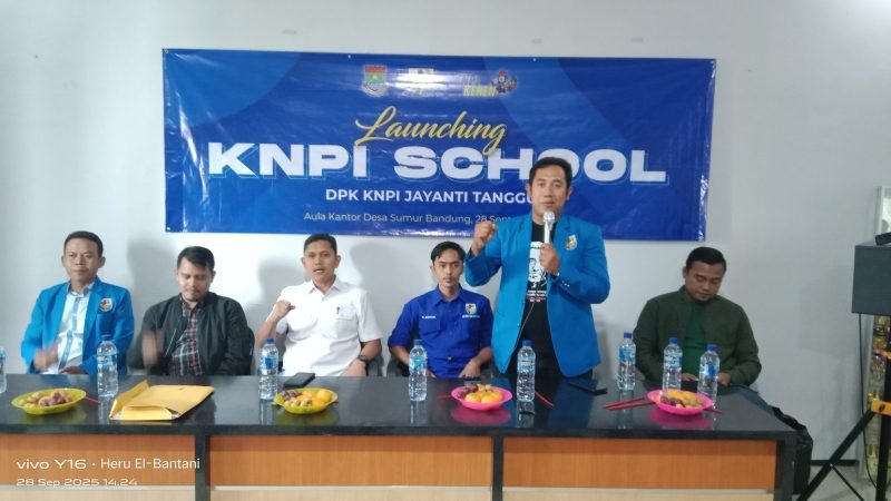 Mengentaskan Putus Sekolah, KNPI School Hadir di Jayanti Tangerang