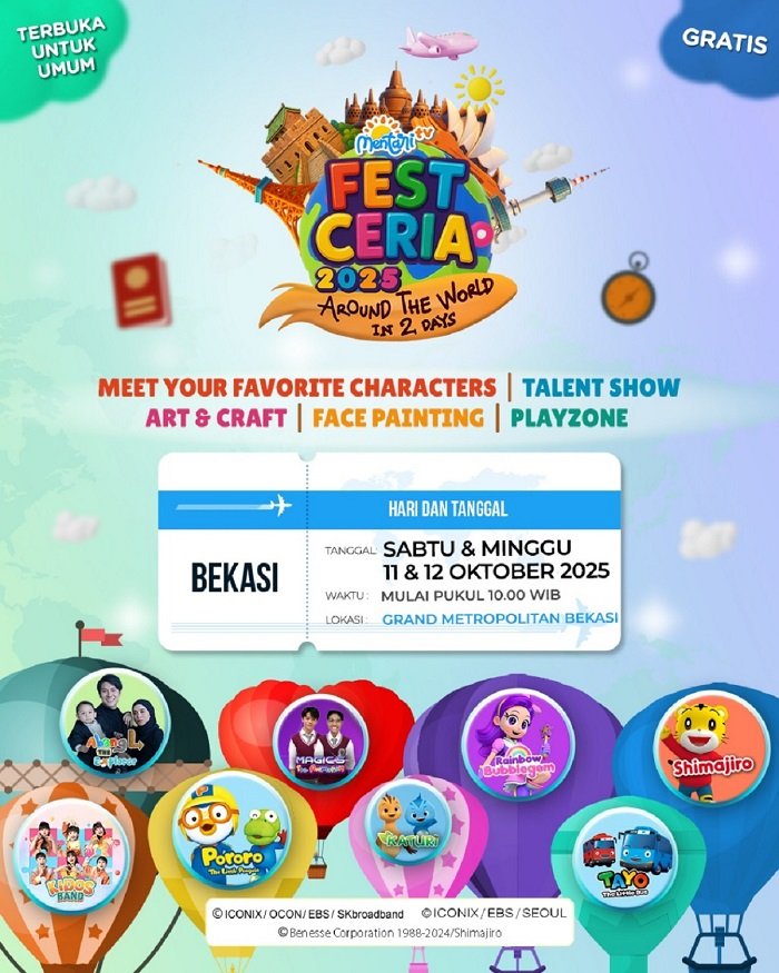 MentariTV Fest Ceria 2025 Hadir di Grand Metropolitan Mall Bekasi