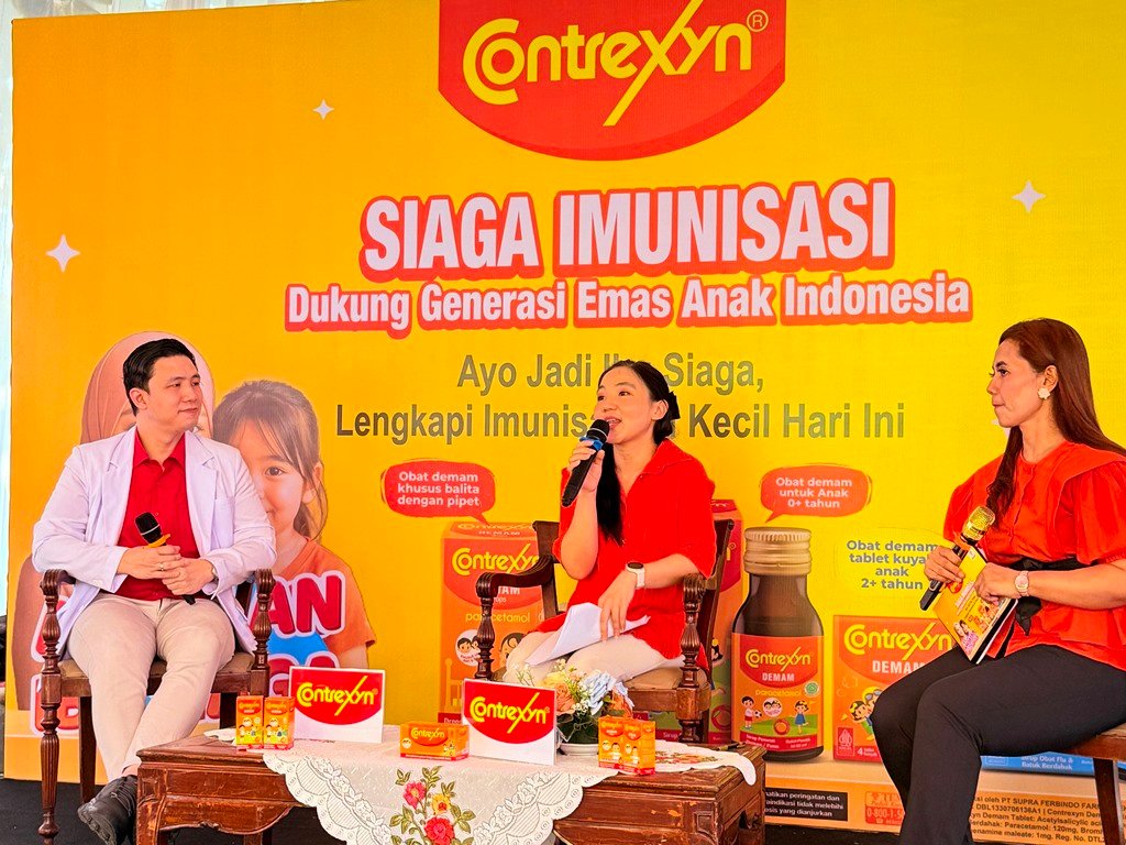 Wujudkan Generasi Emas Anak Indonesia, Contrexyn Siaga Imunisasi kepada Lebih dari 1.000 Anak