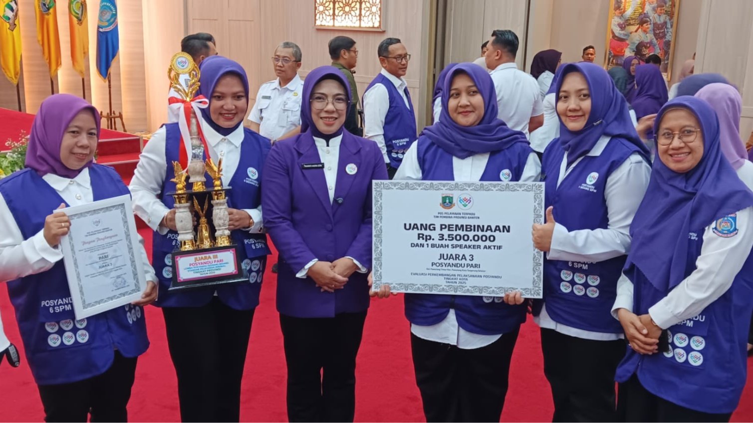 Posyandu Pari di Pamulang Timur Tangsel Sukses Raih Juara 3 se-Banten Posyandu Pari di Pamulang Timur Tangsel Sukses Raih Juara 3 se-Banten