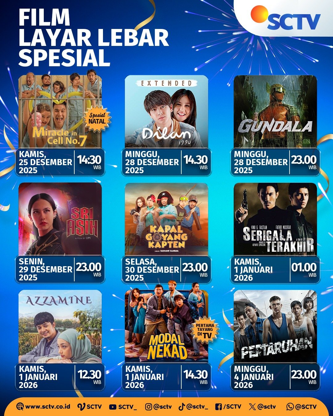SCTV Gelar “GEMPITA 2026”: Hiburan Akhir Tahun Sekaligus Aksi Peduli Korban Bencana di Sumatera