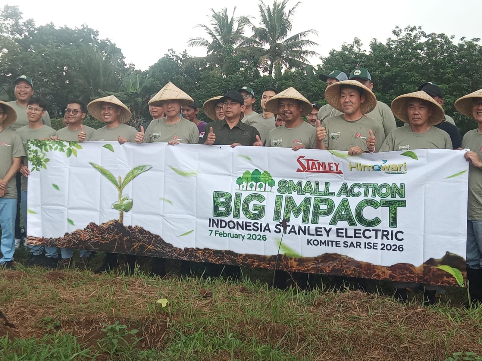 Indonesia Stanley Electric Gelar CSR Lingkungan di Agrowisata Desa Sodong Tangerang