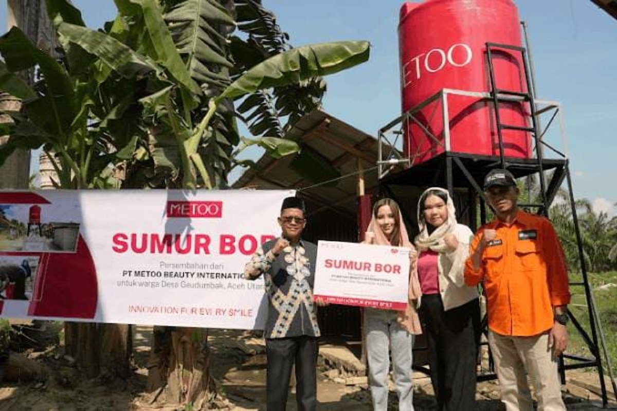 METOO Bangun Sumur Bor Untuk Sumber Air Bersih Warga Di Aceh Utara Pasca Bencana Banjir Besar di Sumatera METOO Bangun Sumur Bor Untuk Sumber Air Bersih Warga Di Aceh Utara Pasca Bencana Banjir Besar di Sumatera