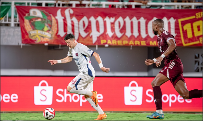 Persita Bangkit dari Ketertinggalan, Tundukkan PSM 4-2 di Parepare