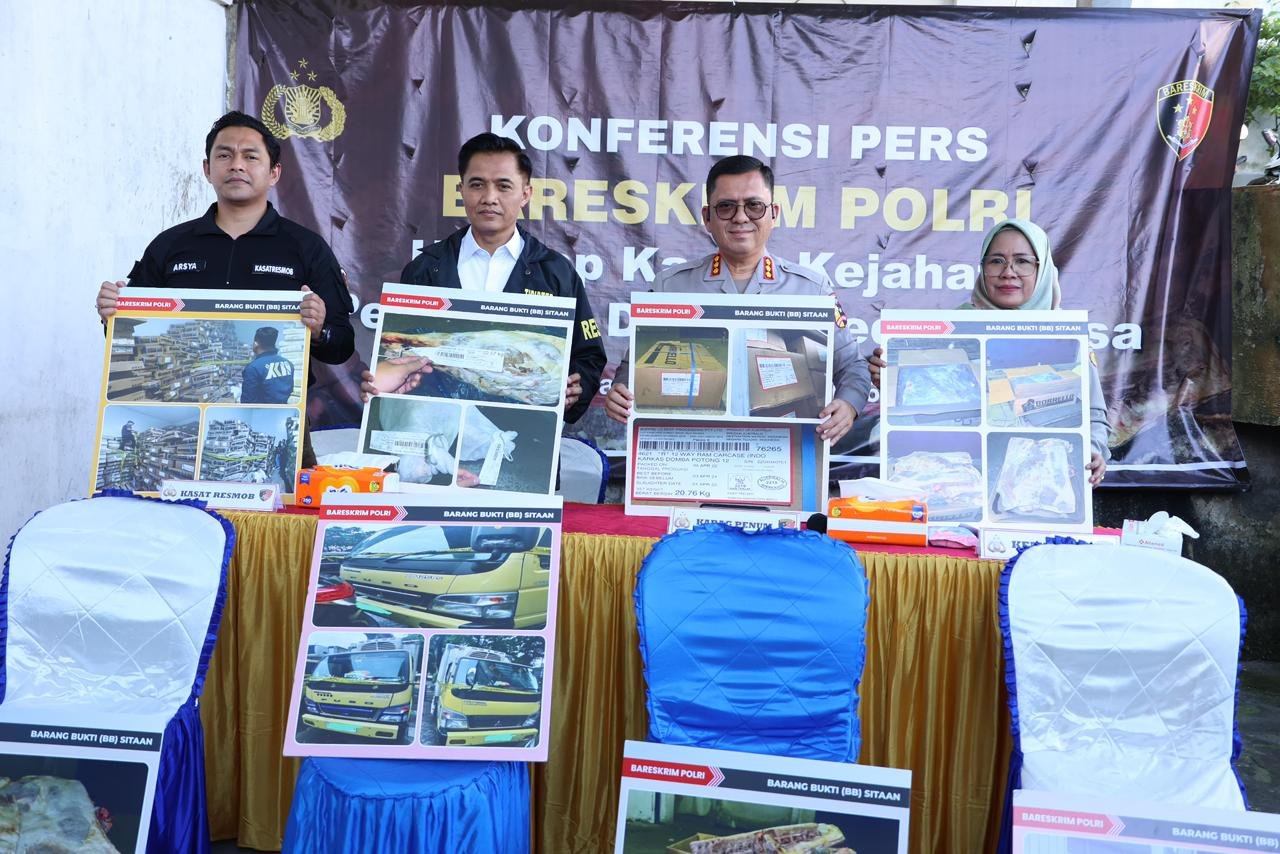 Polisi Ungkap Peredaran Daging Domba Impor Kedaluwarsa di Tangerang