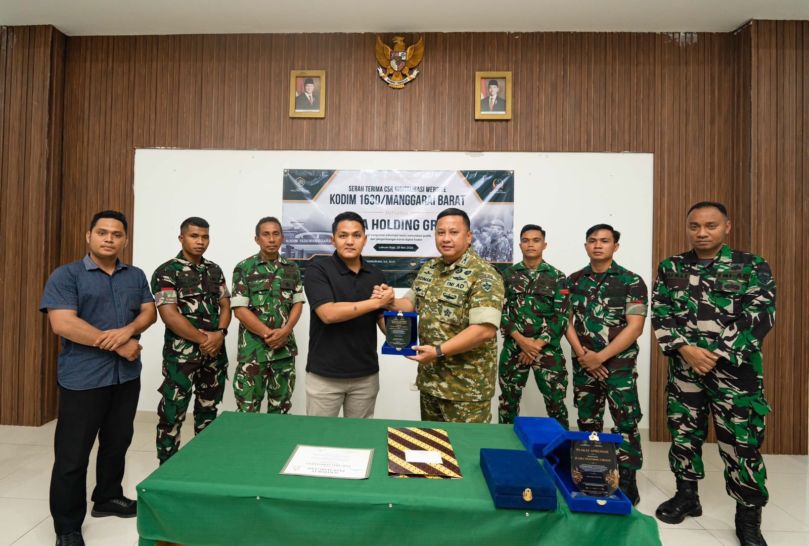 Dandim Manggarai Barat Siapkan Staf Kodim Hadapi Era Digital, Perkuat Informasi Valid di Labuan Bajo