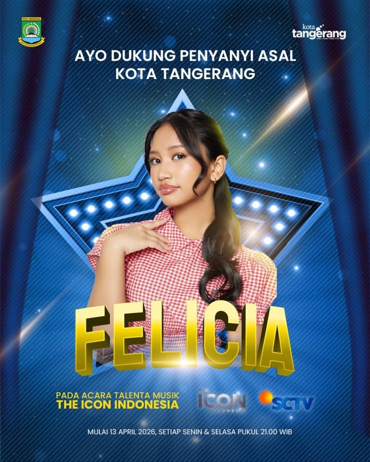 Wakili Kota Tangerang, Felicia Angelica Tembus Top 7 Final The Icon Indonesia