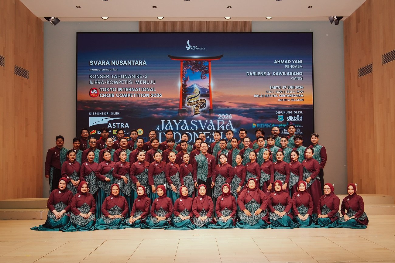 Paduan Suara asal Tangsel Svara Nusantara Wakili Indonesia di Tokyo International Choir Competition 2026 Paduan Suara asal Tangsel Svara Nusantara Wakili Indonesia di Tokyo International Choir Competition 2026
